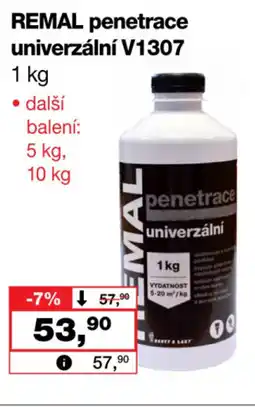 Barvy a laky drogerie REMAL penetrace univerzální V1307 nabídka