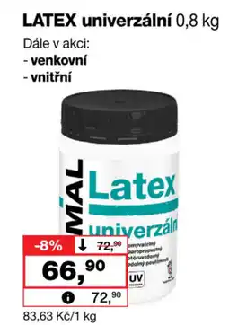 Barvy a laky drogerie LATEX univerzální nabídka