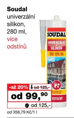 Barvy a laky drogerie Soudal univerzální silikon nabídka