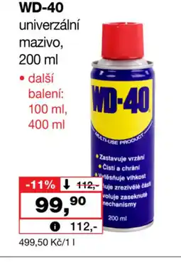 Barvy a laky drogerie WD-40 univerzální mazivo nabídka