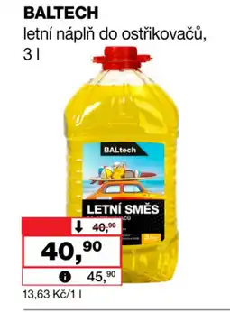 Barvy a laky drogerie BALTECH letní náplň do ostřikovačů nabídka