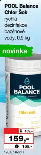 Barvy a laky drogerie POOL Balance Chlor Šok nabídka