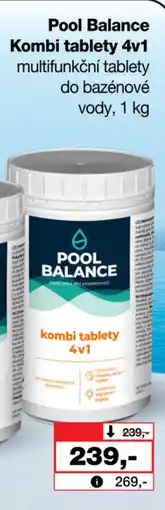 Barvy a laky drogerie Pool Balance Kombi tablety 4v1 nabídka