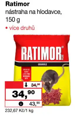 Barvy a laky drogerie Ratimor nástraha na hlodavce nabídka