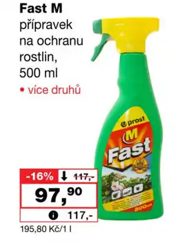 Barvy a laky drogerie Fast M přípravek na ochranu rostlin nabídka