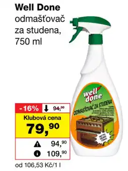 Barvy a laky drogerie Well Done odmašťovač za studena nabídka