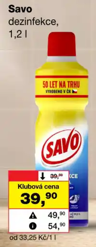 Barvy a laky drogerie Savo dezinfekce nabídka