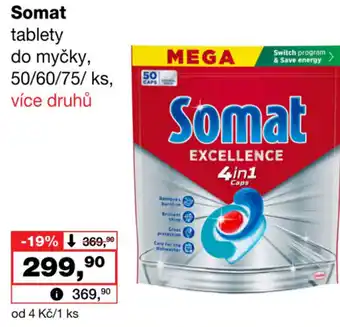 Barvy a laky drogerie Somat tablety do myčky nabídka