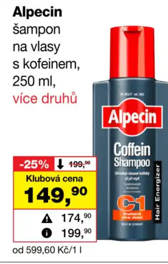 Barvy a laky drogerie Alpecin šampon na vlasy s kofeinem nabídka