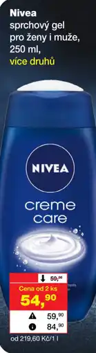 Barvy a laky drogerie Nivea sprchový gel pro ženy i muže nabídka