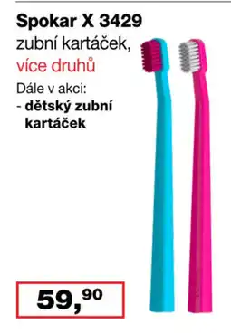 Barvy a laky drogerie Spokar X 3429 zubní kartáček nabídka
