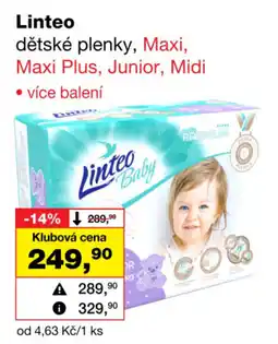 Barvy a laky drogerie Linteo dětské plenky nabídka