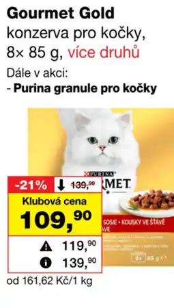 Barvy a laky drogerie Gourmet Gold konzerva pro kočky nabídka
