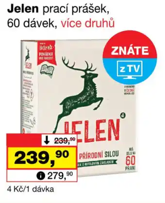 Barvy a laky drogerie Jelen prací prášek nabídka