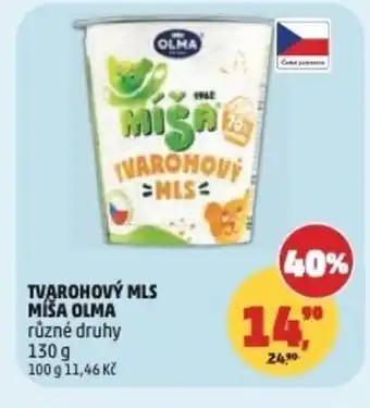 Penny Market OLMA Tvarohový mls Míša nabídka