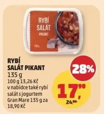 Penny Market Rybí salát pikant nabídka