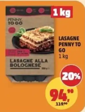 Penny Market Lasagne Penny To Go nabídka