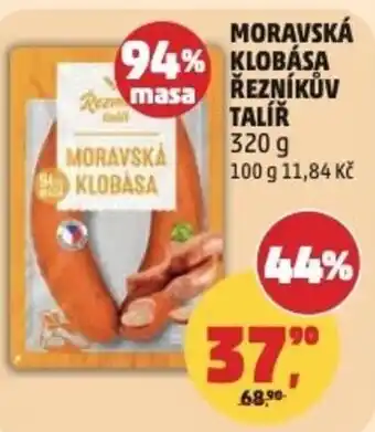 Penny Market Moravská klobása Řezníkův Talíř nabídka