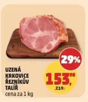 Penny Market Uzená krkovice Řezníkův Talíř nabídka