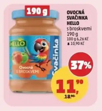 Penny Market Ovocná svačinka Hello nabídka
