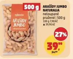 Penny Market Arašídy jumbo Naturalia nabídka