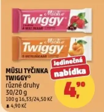 Penny Market Müsli tyčinka twiggy nabídka