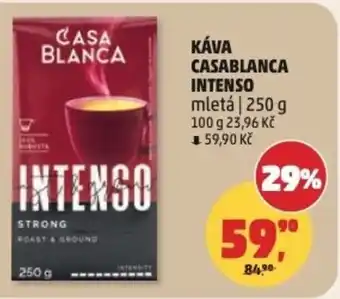 Penny Market Káva casablanca intenso mletá nabídka