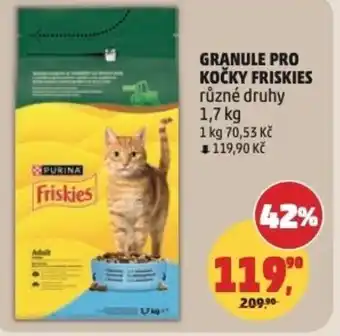 Penny Market Granule pro kočky friskies nabídka