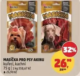 Penny Market Masíčka pro psy akinu kuřecí, kachní nabídka