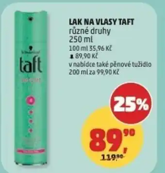 Penny Market Lak na vlasy taft nabídka