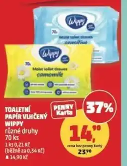 Penny Market Toaletní papír vlhčený wippy nabídka