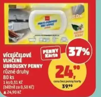Penny Market Víceúčelové vlhčené ubrousky penny nabídka