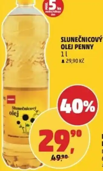 Penny Market Slunečnicový olej penny nabídka