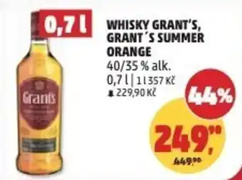 Penny Market Whisky grant's, grant's summer orange nabídka