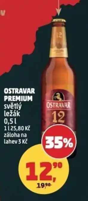 Penny Market Ostravar premium světlý ležák nabídka