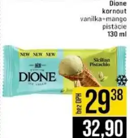 Jip Dione kornout vanilka+mango pistácie nabídka