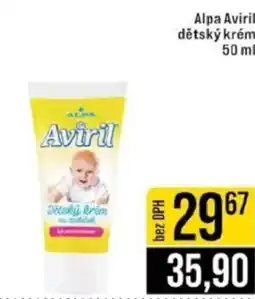Jip Alpa Aviril dětský krém nabídka
