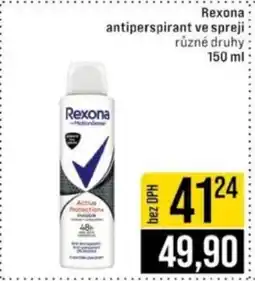 Jip Rexona antiperspirant ve spreji nabídka