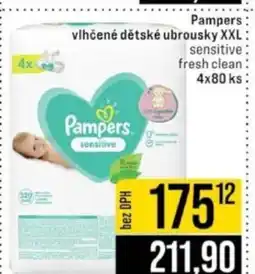 Jip Pampers vlhčené dětské ubrousky XXL nabídka