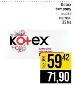 Jip Kotex tampony nabídka