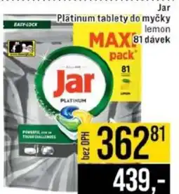 Jip Jar Platinum tablety do myčky nabídka