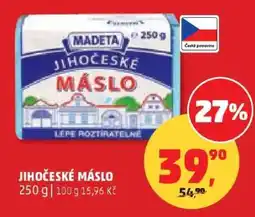 Penny Market Jihočeské máslo nabídka