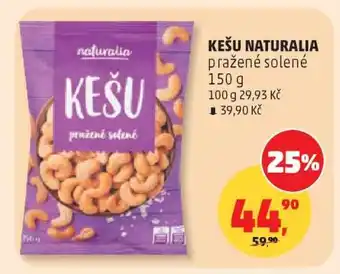 Penny Market KEŠU NATURALIA pražené solené nabídka
