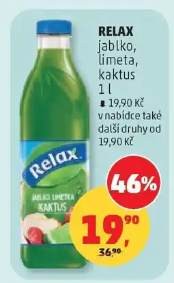Penny Market RELAX jablko, limeta, kaktus 1 l nabídka