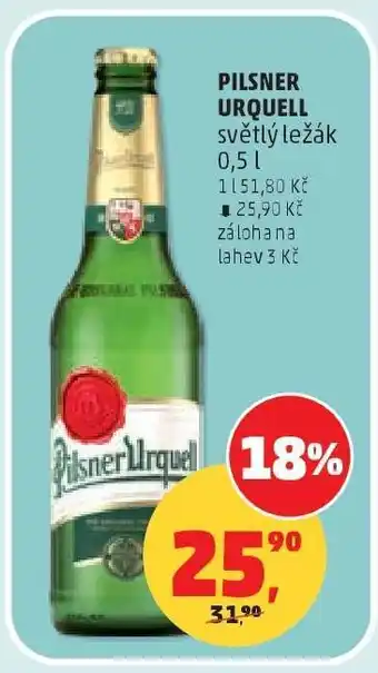 Penny Market Pilsner Urquell světlý ležák 0,5 l nabídka