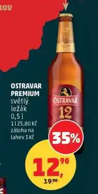 Penny Market Ostravar Premium světlý ležák 0.5 l nabídka