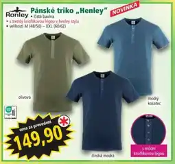 Norma Pánské triko „Henley“ nabídka