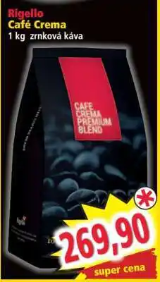 Norma Rigello Café Crema nabídka