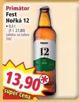 Norma Primátor Fest Hořká 12 nabídka