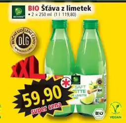 Norma BIO Šťáva z limetek nabídka
